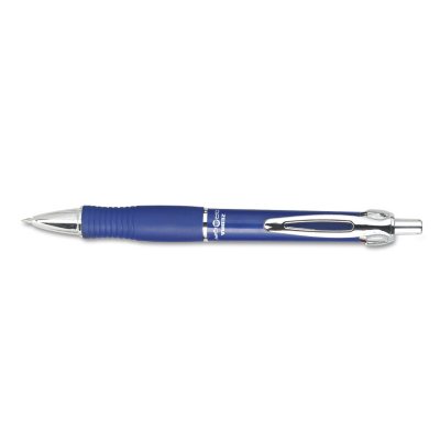 Zebra - GR8 Retractable Gel Pen, Blue Ink, Medium - 12 Pens