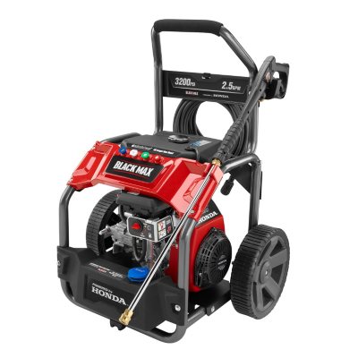 Black Max 3200 PSI Extended Run Gas Pressure Washer - Powered by Honda