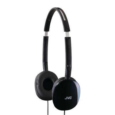 JVC FLATS Lightweight Headband Headphones - Black