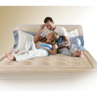 Serta Perfect Sleeper Queen Air Bed with Headboard 90" L x 58" W x 18" H