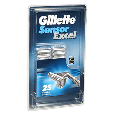 Gillette Sensor Excel Cartridges 25 ct.  75048259