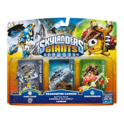 Skylanders Giants Battle Pack - Chop Chop - Dragonfire Cannon - ShroomBoom