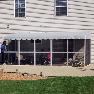 PatioMate® Screen Enclosure - 7'8" x 19'3" - Gray
