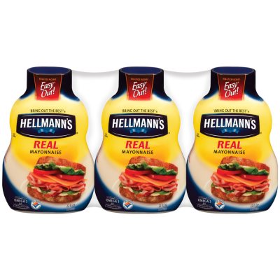 Hellmann's®/Best Foods® Real Mayonnaise - 22 fl. oz. - 3 ct.