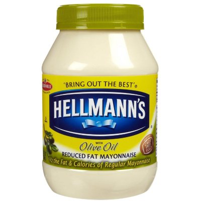 Hellmann's Reduced Fat Mayonnaise with Olive Oil - 48 ozs.