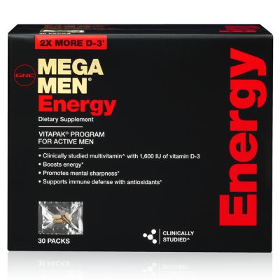 GNC Mega Men Energy Vitapaks - 30 ct.