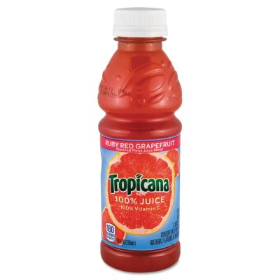 Tropicana 100% Juice, Ruby Red Grapefruit (10 oz., 12 pk.)