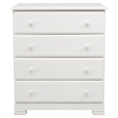 Cadence 4 Drawer Dresser - White