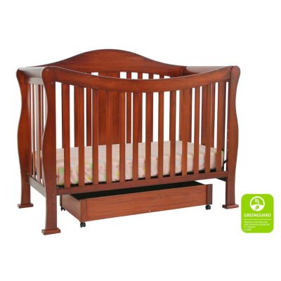 DaVinci Parker 4-n-1 Convertible Crib with Toddler Rail - Cherry