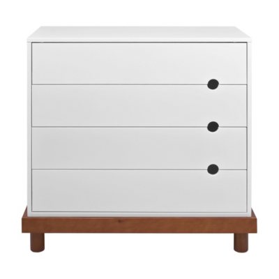 Babymod Olivia 4-Drawer Dresser, Two Tone
