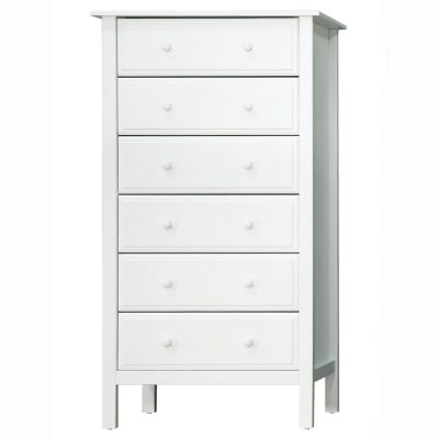 Jayden 6 Drawer Dresser - White