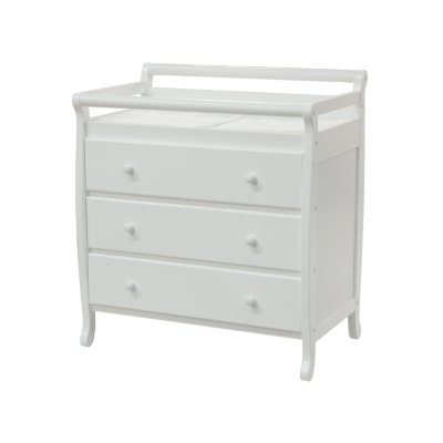 UPC 048517475546 product image for DaVinci Emily 3-Drawer Changer Dresser, KD- White | upcitemdb.com