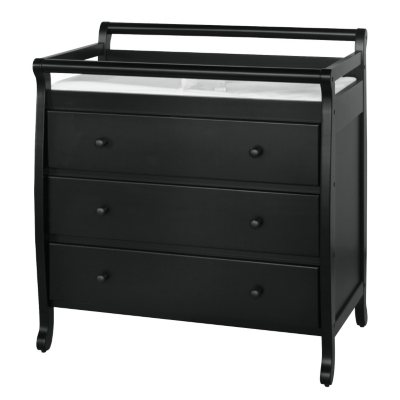  DaVinci Emily 3-Drawer Changer Dresser, Ebony 