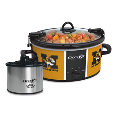 Crock-Pot NCAA Cook and Carry Slow Cooker, 6 Qt. (Missouri Tigers)