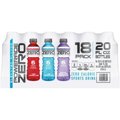 POWERADE ZERO® Variety Pack - 20 oz. - 18 ct.
