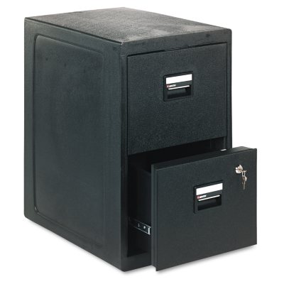 Sentry Safe - FIRE-SAFE 2-Drawer Insulated Vertical File, 23" - Black