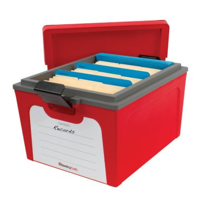 SentrySafe - Storage Fire Box, Red