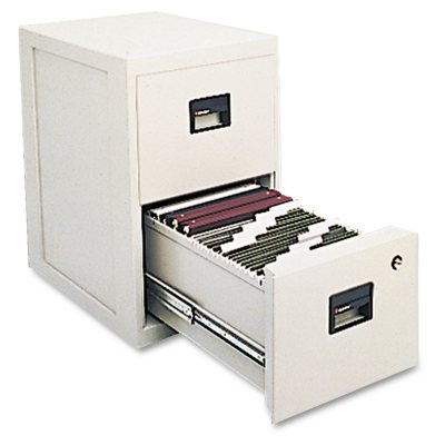 Sentry Safe - FIRE-SAFE Insulated Vertical File, 2-Drawer, A4/Letter/Legal, 23" - Light Gray