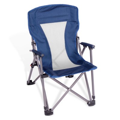 Kids' Folding Arm Chair with Padded Arms and Backrest