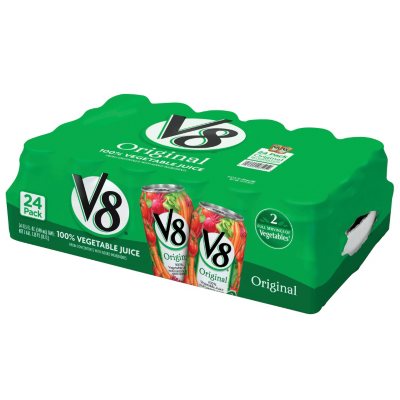 UPC 051000085252 product image for V8 100% Vegetable Juice - 24 pk. - 11.5 oz. cans | upcitemdb.com