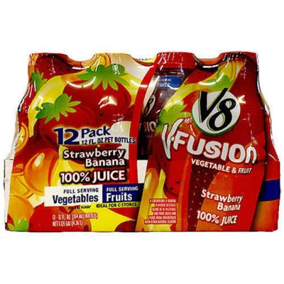 V8 Fusion Juice - 12 oz. cans - 12 pk.
