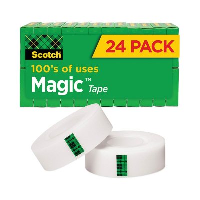 Scotch - 810 Magic Tape, 3/4" x 1,000" - 24 Rolls