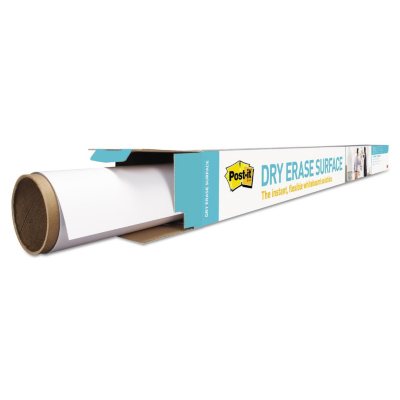 Post-it - Dry Erase Surface with Adhesive Backing, 48 x 36 -  White