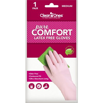 UPC 051386450620 product image for Clean Ones Pure Comfort Latex Free Gloves, Medium | upcitemdb.com