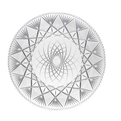 12" Round Plastic Serving Trays - 12 pk.