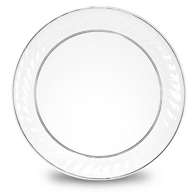 12" Round Scalloped Edge Trays - 12 pk.