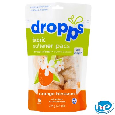 Dropps - Fabric Softener Pacs, Orange Blossom - 96 Loads