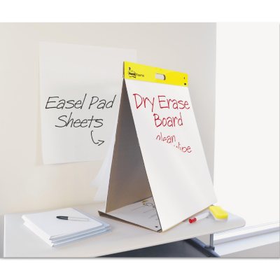 Post-it® Easel Pads Super Sticky Dry Erase Tabletop Easel Pad - 20" x 23" - White - 20 Sheets/Pad