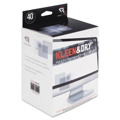Kleen & Dry Screen Cleaner Wet Wipes - 40 ct.