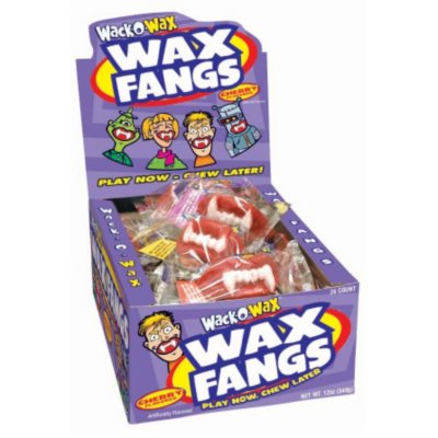 Wack-O-Wax Fangs - 8 cartons of 24 each