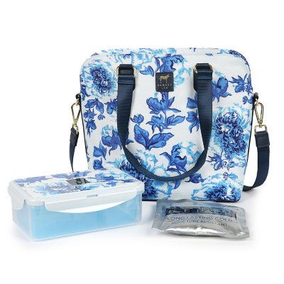 UPC 061282007347 product image for Dabney Lee Insulated Lunch Tote-Blue Penelope | upcitemdb.com