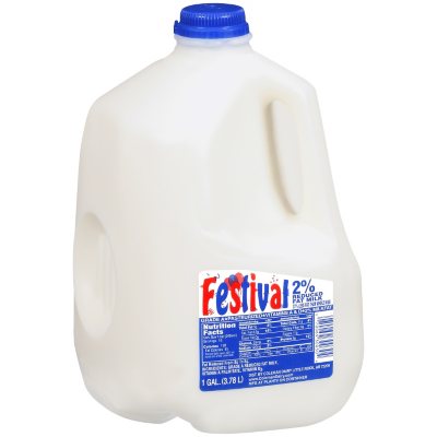 Festival 2% Reduced Fat Milk - 1 gal.