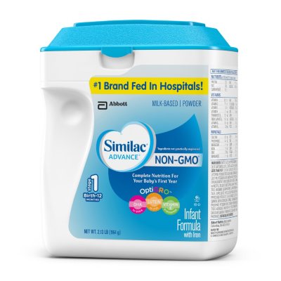 UPC 070074644356 product image for Similac Advance NON-GMO Infant Formula with Iron, Stage 1 (40 oz.) | upcitemdb.com