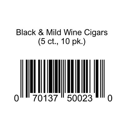 Black & Mild Wine - 50 ct.