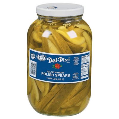 Del-Dixi Polish Spears Pickles - 1 gal. jar