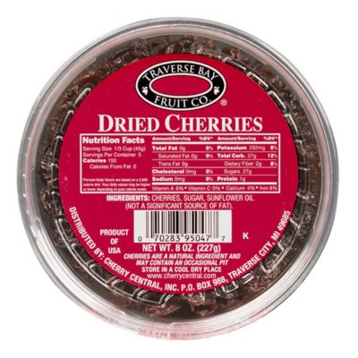 Traverse Bay Dried Cherries (8 oz., 12 pk.)  