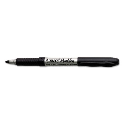 UPC 070330349629 product image for BIC Mark-it Permanent Markers, Black (Fine) | upcitemdb.com