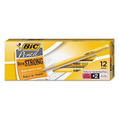UPC 070330422483 product image for BIC Xtra-Strong Mechanical Pencil, .9mm, Yellow, 12ct. | upcitemdb.com