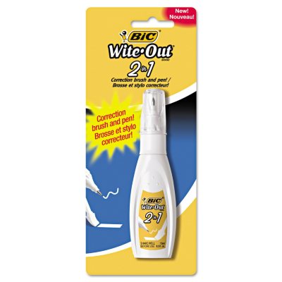 BIC Wite-Out 2-in-1 Correction Brush and Pen