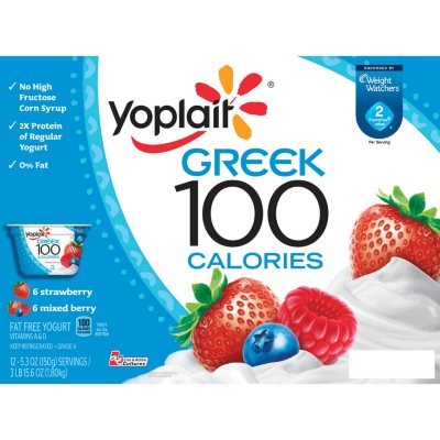 Yoplait Greek 100 Calorie Yogurt Variety Pack - 5.3 oz. - 12 pk.