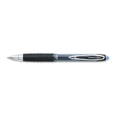 uni-ball - Signo Gel 207 Roller Ball Retractable Gel Pen, Blue Ink, Medium - 12 ct. 