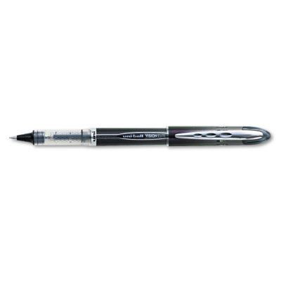 uni-ball - Vision Elite Roller Ball Stick Waterproof Pen, Black Ink - Super Fine