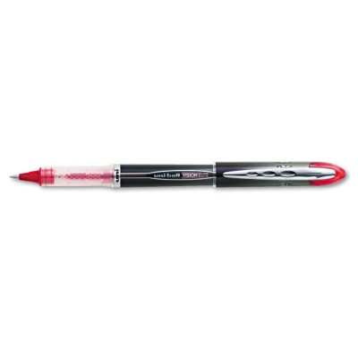 UPC 070530690224 product image for uni-ball Vision Elite Roller Ball Stick Waterproof Pen, Red Ink - Super Fine | upcitemdb.com