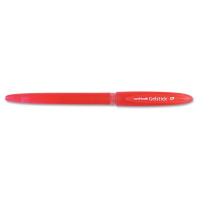 uni-ball - Signo Roller Ball Stick Gel Pen, Red Ink, Medium - 12 Pens