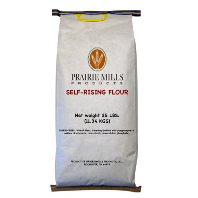 Prairie Mills Self Rising Flour - 25 lb. bag