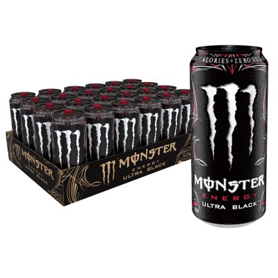 Monster Energy Ultra Black (16 oz. cans, 24 ct.)